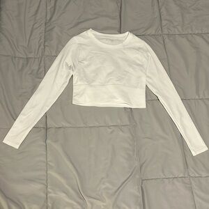Offline by Aerie Seamless White Long Sleeve- Size XS